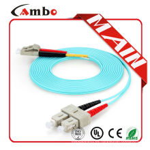 Cable de la fibra del m3 del om3 3m, cable del remiendo del núcleo del mpo 12, cable de remiendo de la fibra del mpo